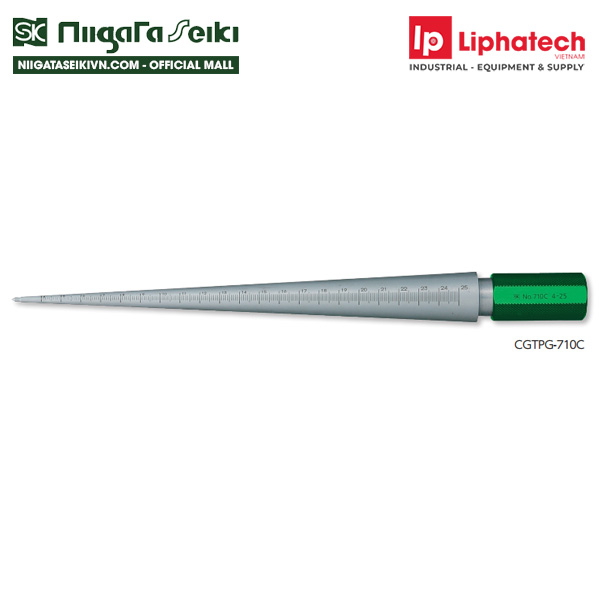 Dưỡng đo đường kính lỗ 4-25mm CGTPG-710C Niigata Seiki Chính Hãng phân phối COCQ Dưỡng đo đường kính lỗ 4-25mm CGTPG-710C Niigata Seiki Chính Hãng phân phối COCQ