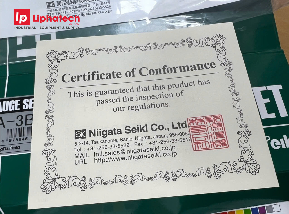 Bộ trục chuẩn Pin Gauge Niigata Seiki AA-00 0.06–0.29mm – STEEL PIN GAUGE SET chính hãng phân phối COCQ.