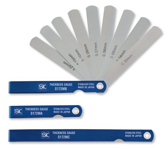Bộ căn lá đo khe hở 0.04-0.30mm 9 lá S172MB Niigata Seiki Chính hãng phân phối COCQ Bộ căn lá đo khe hở 0.04-0.30mm 9 lá S172MB Niigata Seiki Chính hãng phân phối COCQ
