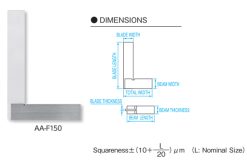 Eke vuông chuẩn dài 250x165mm kiểu đế dày Niigata Seiki AA-F250