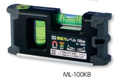 Thước thủy Mini màu đen có từ Niigata Seiki ML-150KB